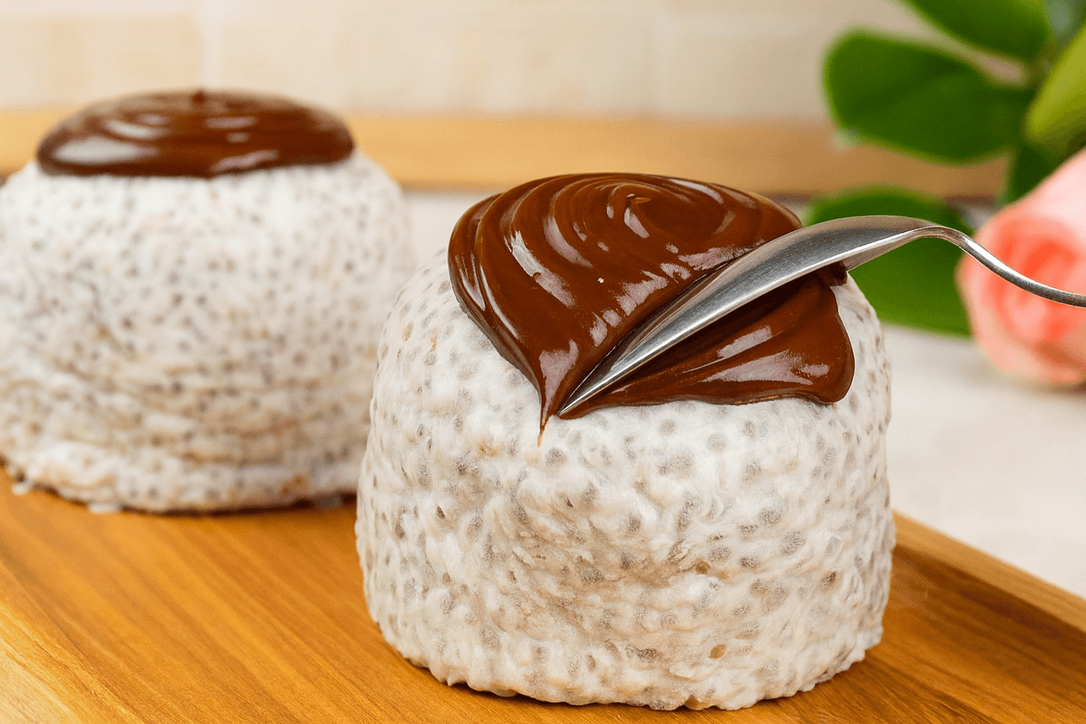 Budino di chia, yogurt e cioccolato