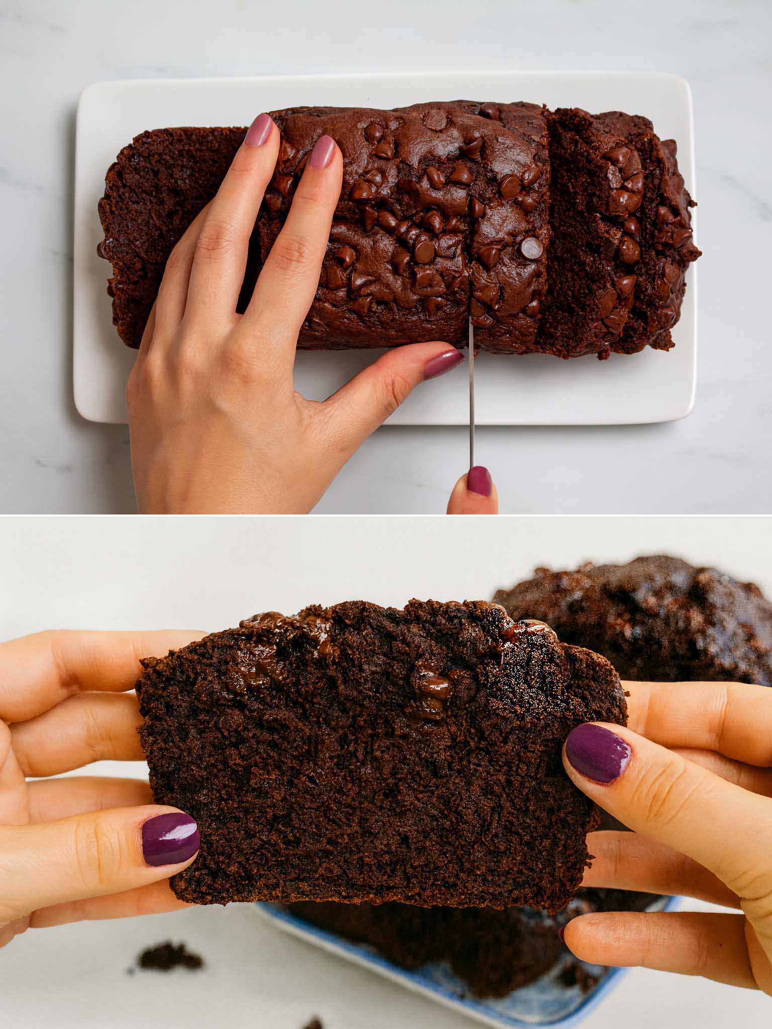 Plumcake banana e cioccolato