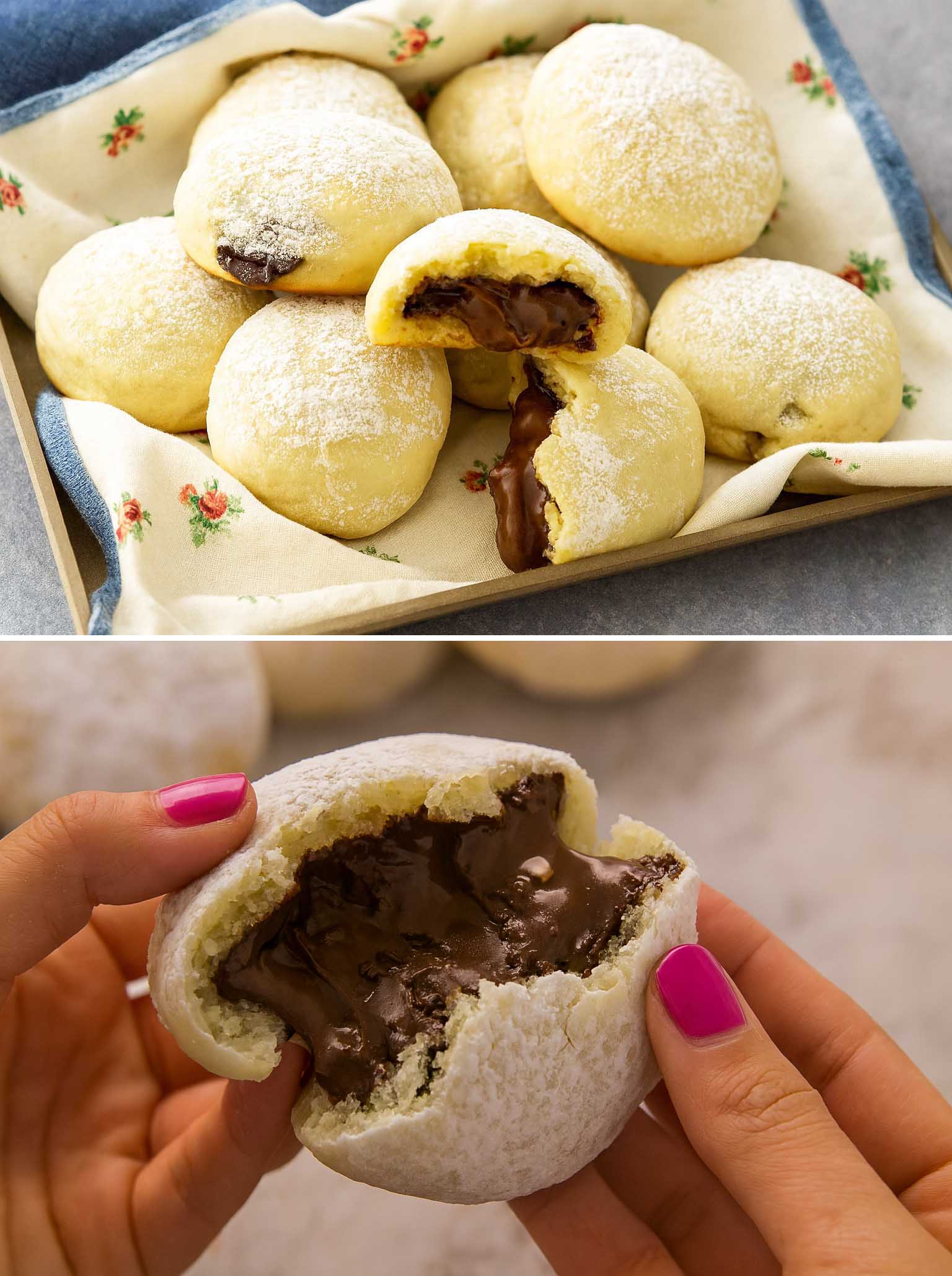 Biscotti di ricotta e cioccolato