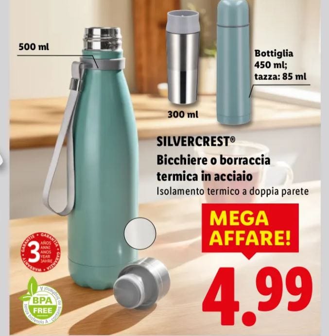 Borraccia termica lidl