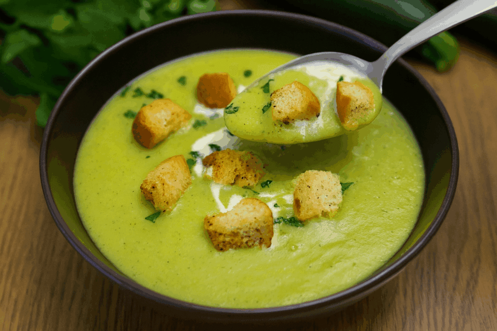 Quando mi sento giù o raffreddata preparo questa zuppa di broccoli e carote, mi fa sentire subito meglio (con solo 180 kcal)