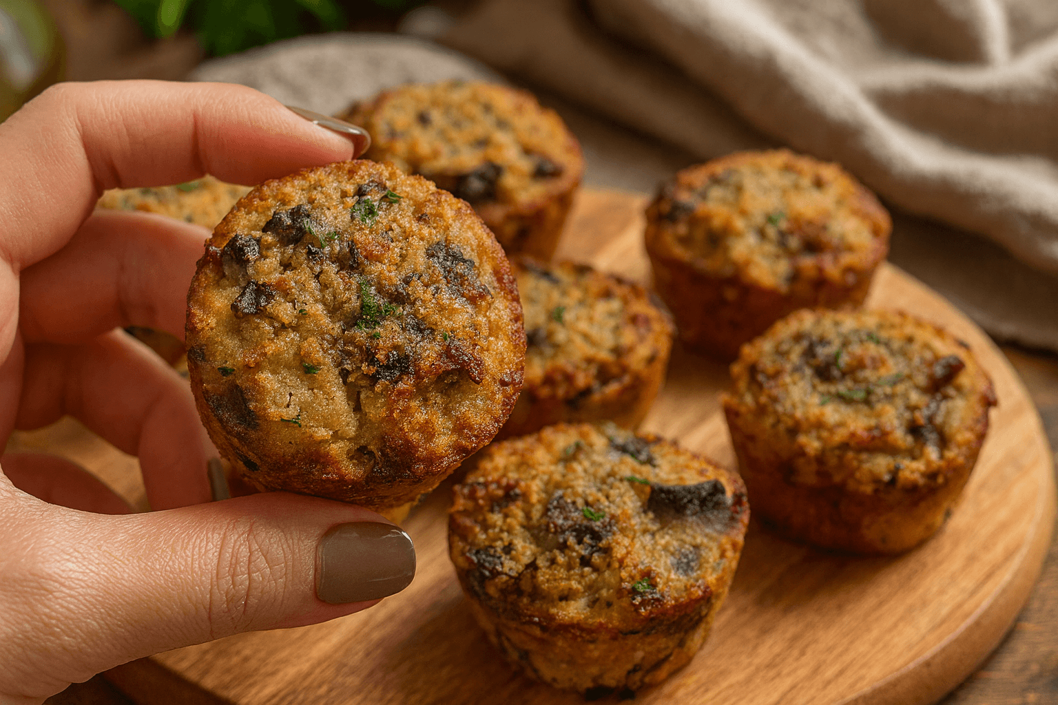 Sformatini di melanzane e funghi
