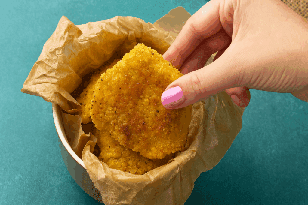 Non pensavo potessero venire così buone: croccanti, speziate e senza un grammo di carne — ormai queste pepite di ceci hanno sostituito il pollo.