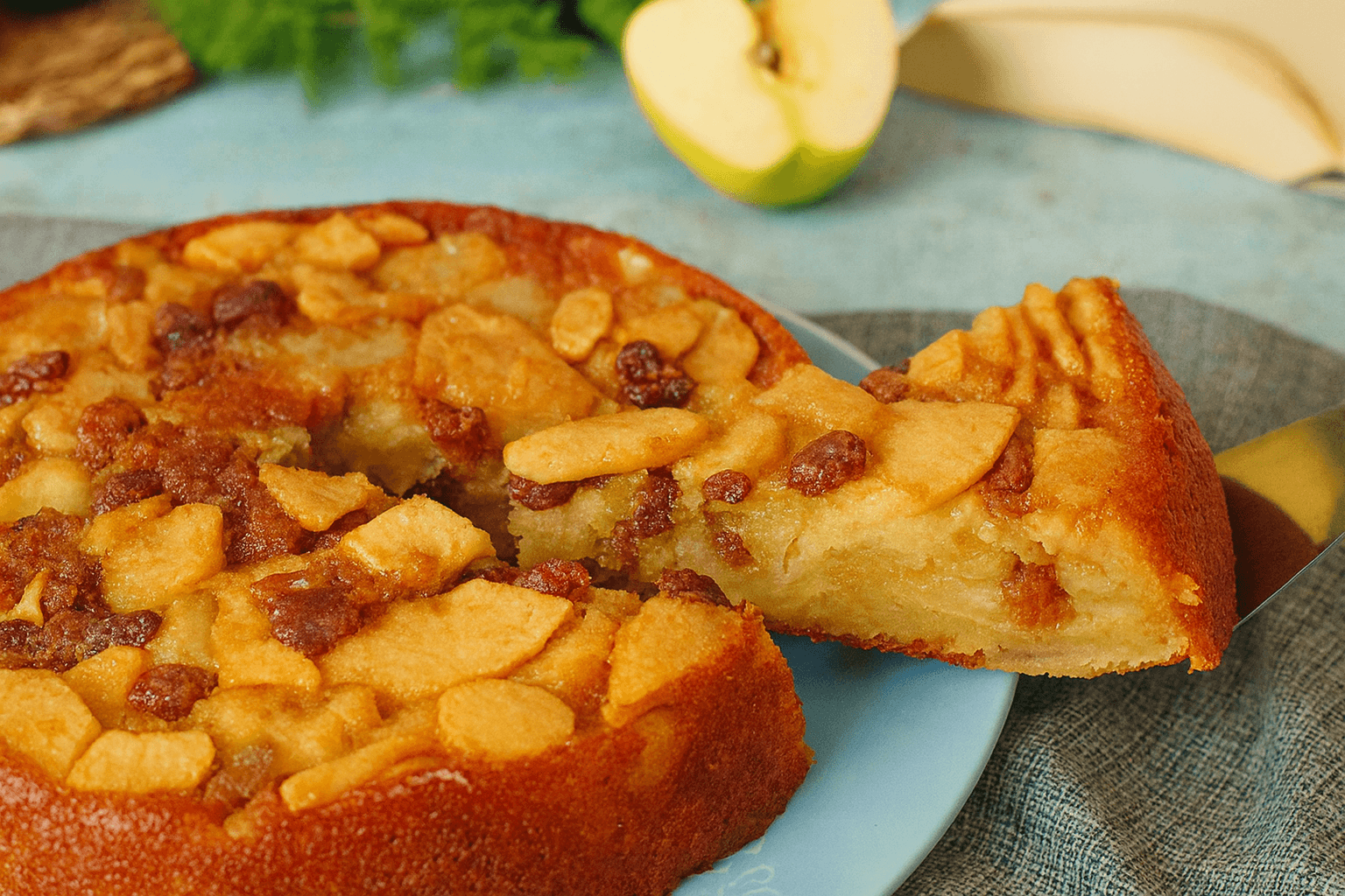 Torta di mele e pere