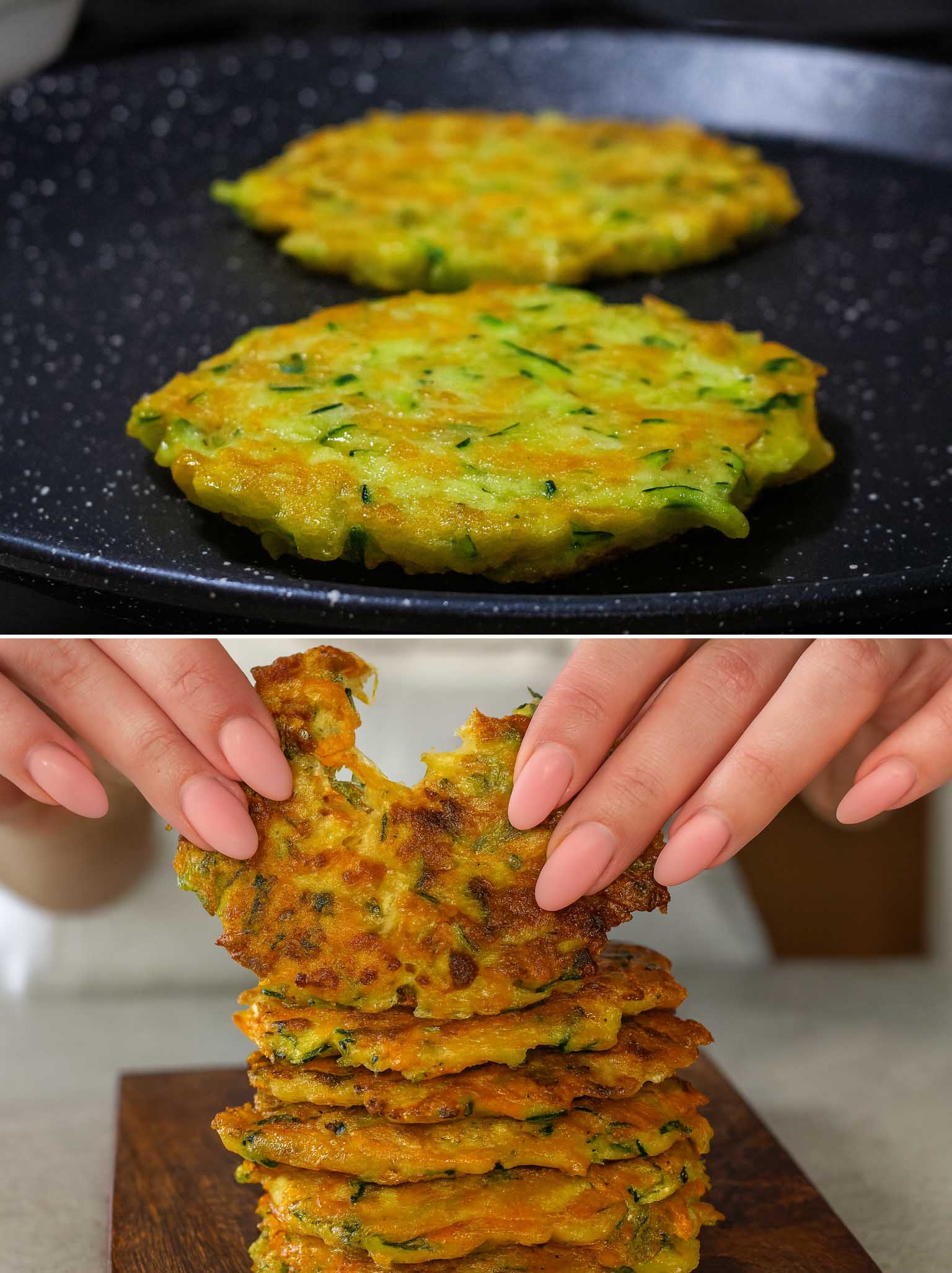 Frittelle di zucchine e carote