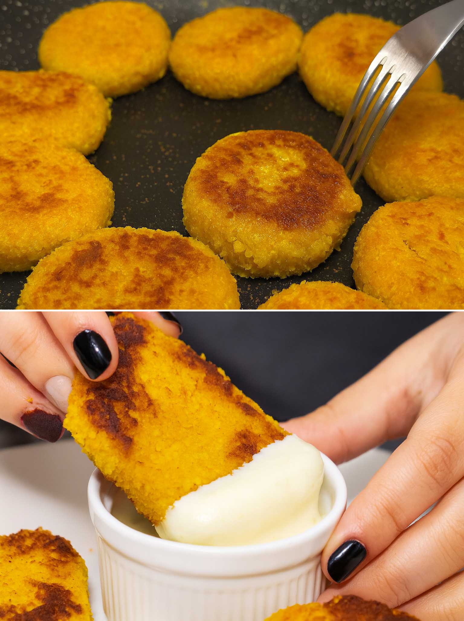 Nuggets di ceci e carote