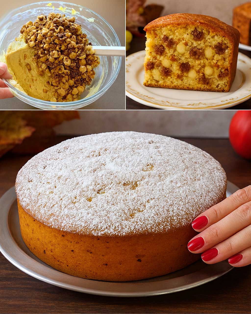 Torta di frutta secca