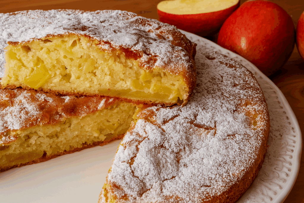 Ogni volta dico ‘ne taglio solo una fetta’, poi sparisce mezza torta… è così leggera e buona che non riesco a fermarmi: per fortuna che ha solo 180 kcal!