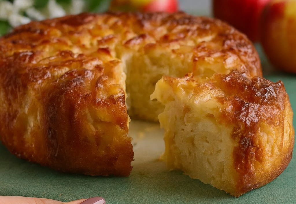 Non credevo potesse essere così buona senza zucchero né olio: questa torta di mele è così buona che non mi manca nulla!