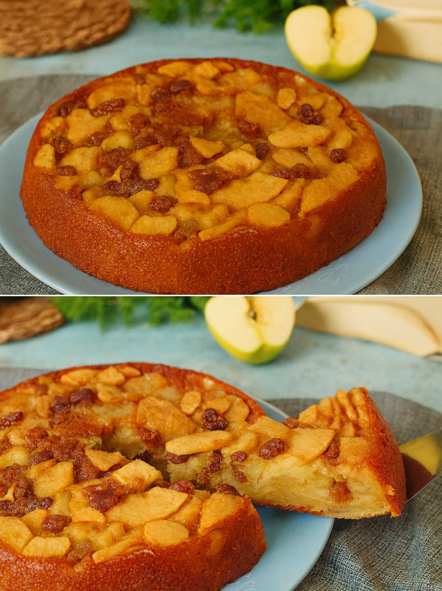 Torta di mele e pere