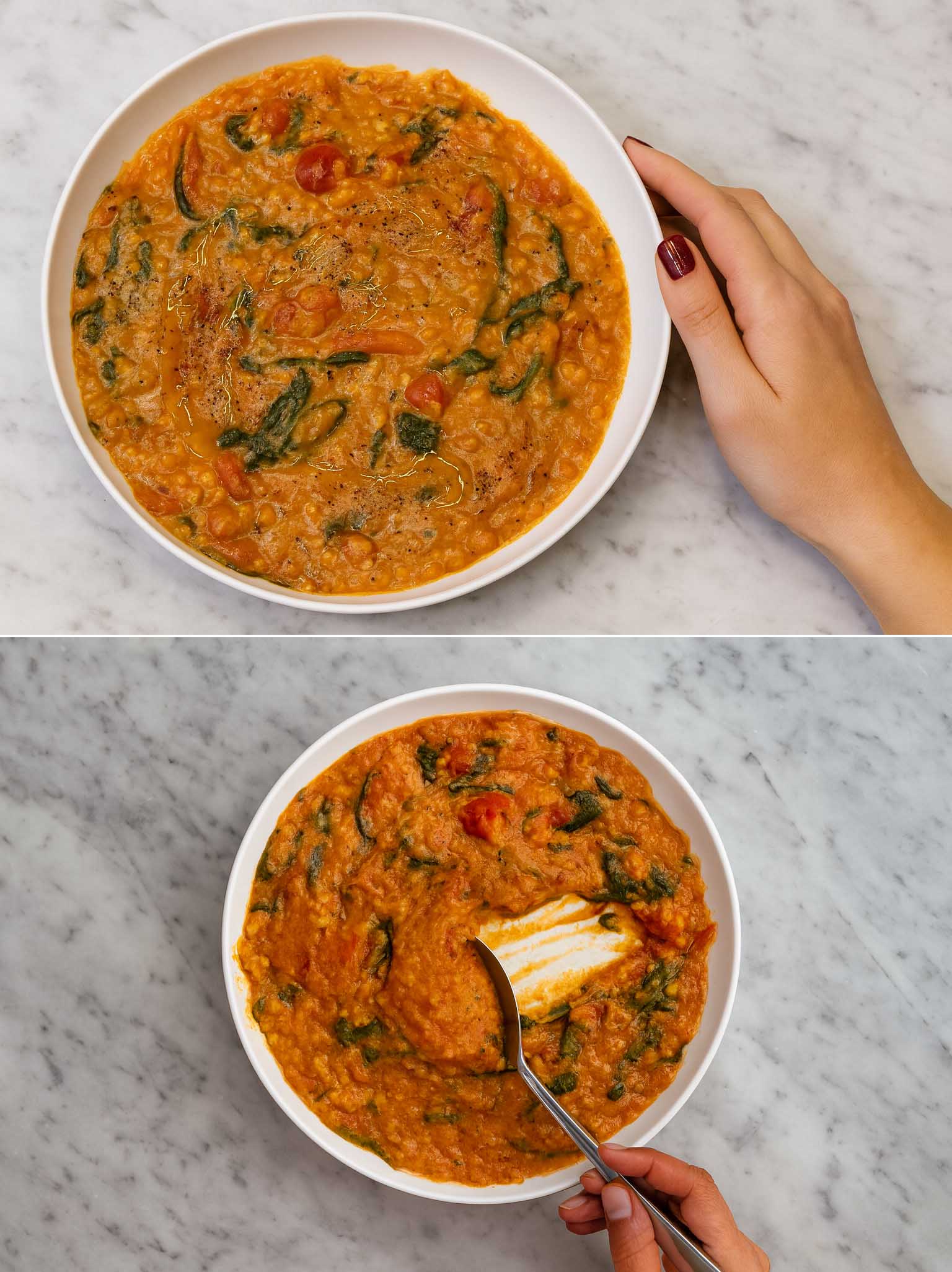 Zuppa di lenticchie e ceci