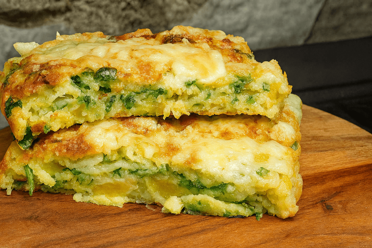 Focaccia di patate e verdure