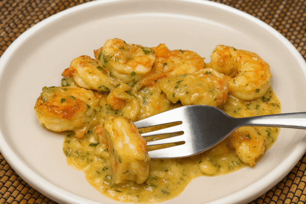 Un secondo chic e velocissimo per il cenone di Capodanno: gamberi cremosi al limone, pronti in 10 minuti e perfetti per iniziare l’anno!