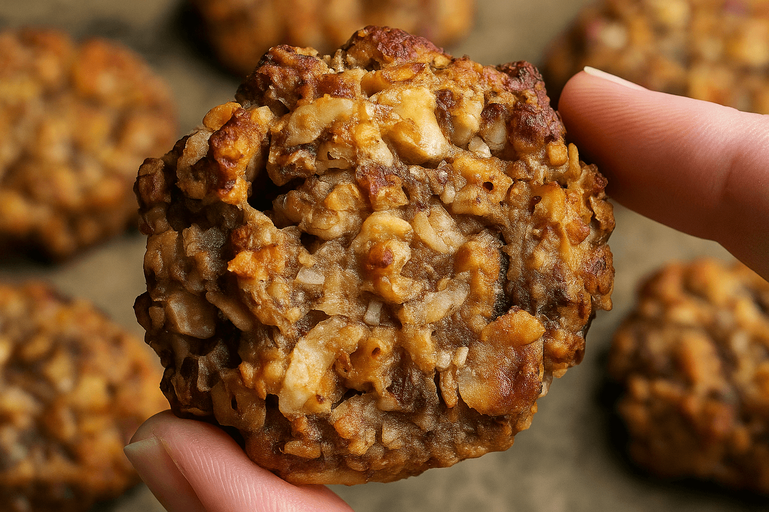 Biscotti mela e noci
