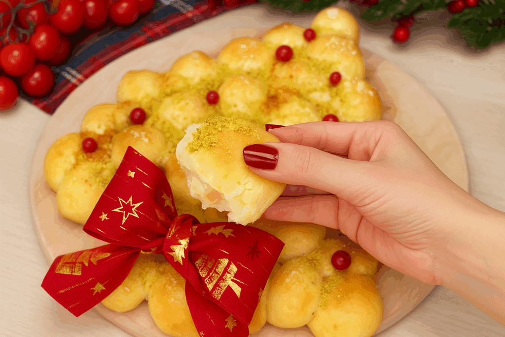 Con 3 ingredienti preparo l’albero di Natale più bello e goloso di sempre, fa un figurone in tavola e lascia tutti senza parole