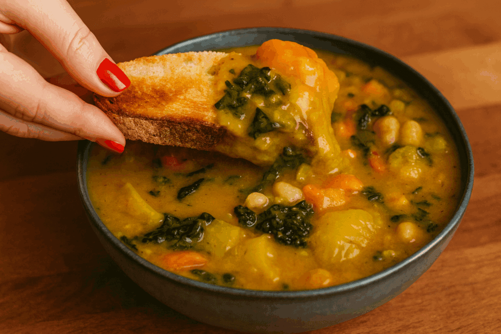 Una zuppa antica, super nutriente e ricca di fibre: la Frantoiana toscana, una bomba sana ricca di verdure e sazia con solo ingredienti naturali!