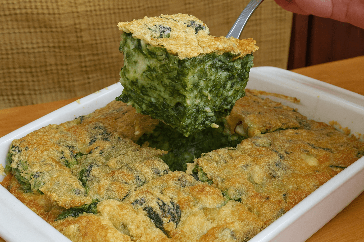 Sformato di spinaci