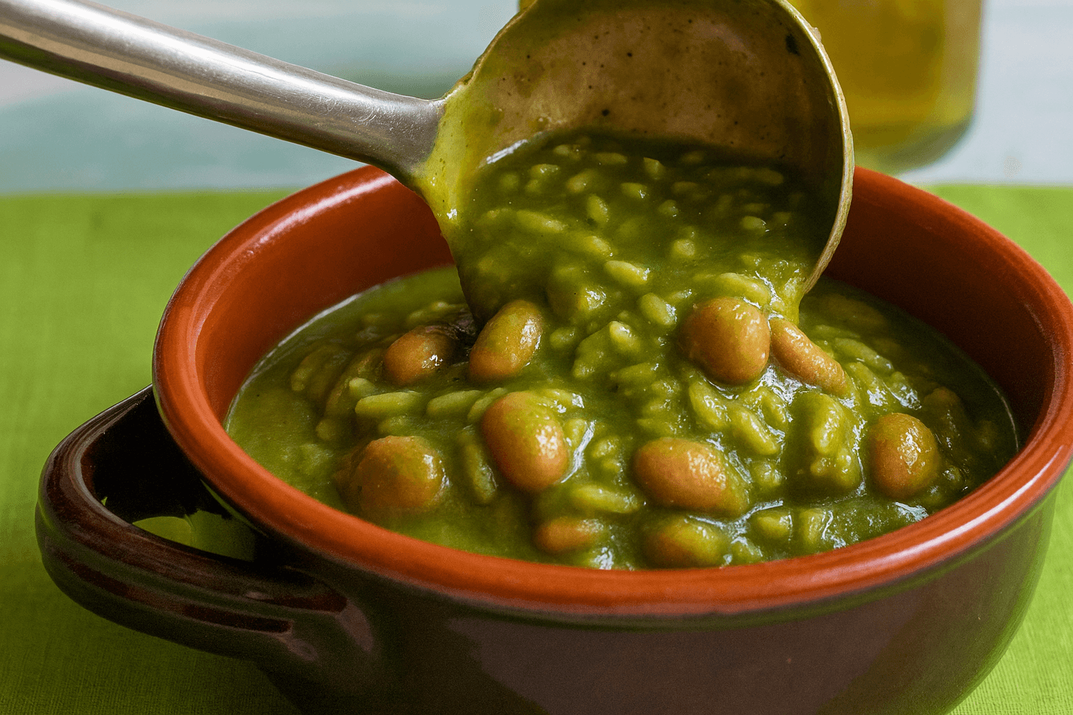 Zuppa di broccoli e verdure