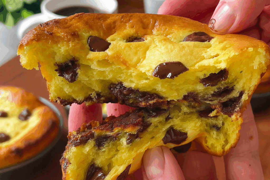 Sembra un dolce, ma è sano: pane al latte con gocce di cioccolato, ricco di proteine e perfetto anche a colazione (pronto in 25 minuti)!