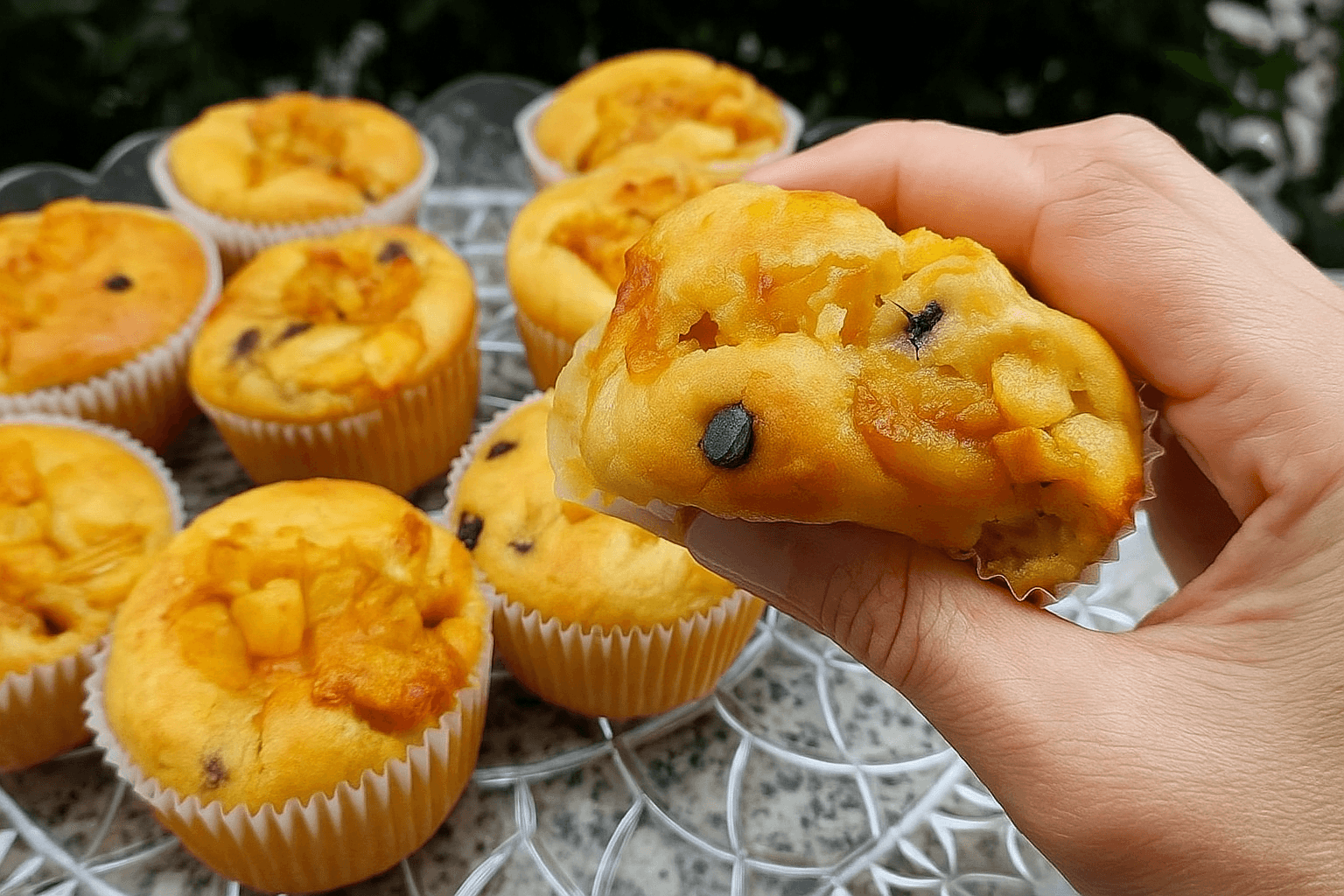 Muffin allo yogurt e mele