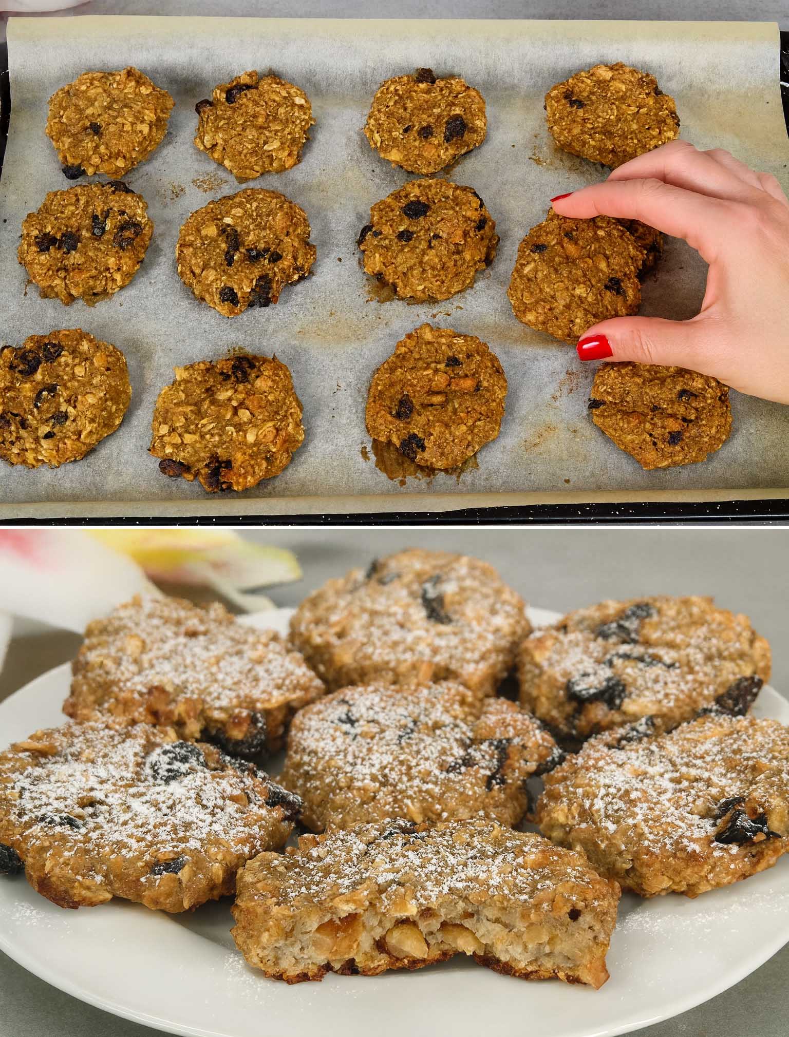 Biscotti di avena e frutta 