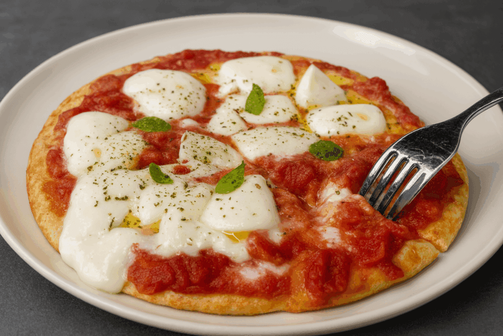 Sono una nutrizionista e questa è l’unica “pizza alternativa” che mi posso permettere, sazia, è leggerissima e si prepara in 10 minuti | Solo 280 Kcal!