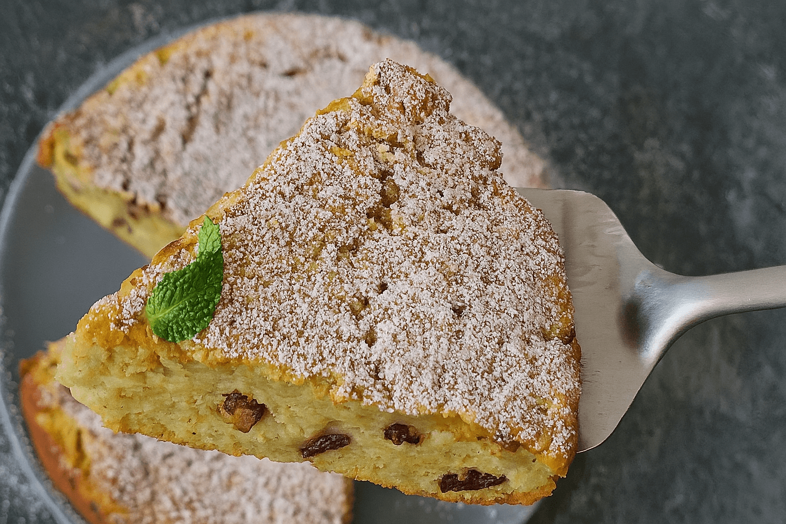 Torta di avena e frutta