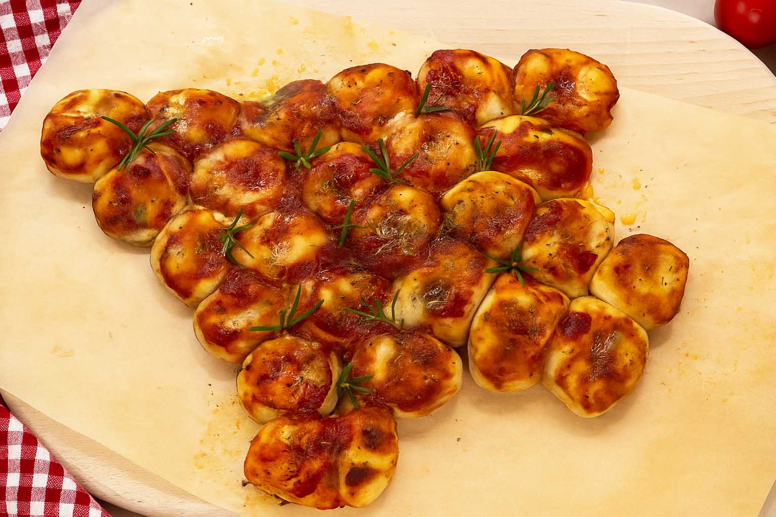 Alberello di Natale pizzette