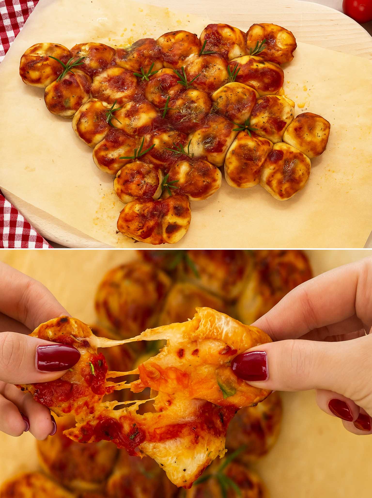 Alberello di Natale pizzette