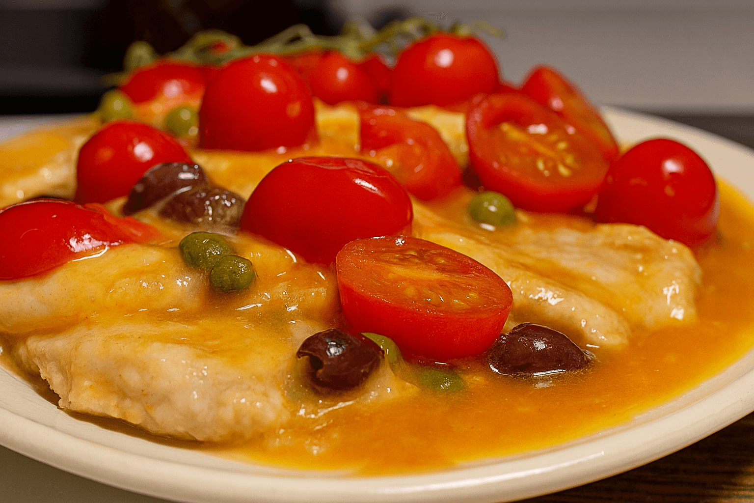 Petto di pollo alla mediterranea