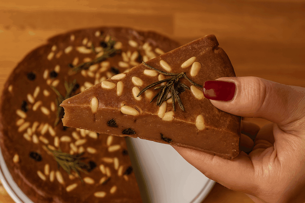 Il castagnaccio come si faceva una volta: un dolce povero ma antichissimo semplice, cremoso dentro e almeno una volta lo devi provare nella vita!