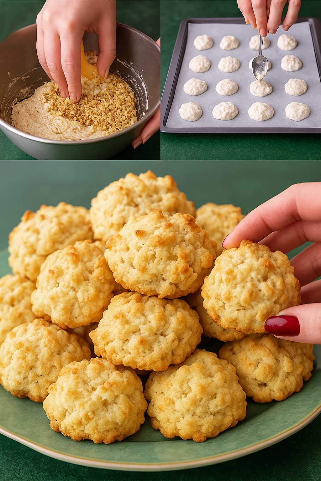 Biscotti di albumi e mandorle