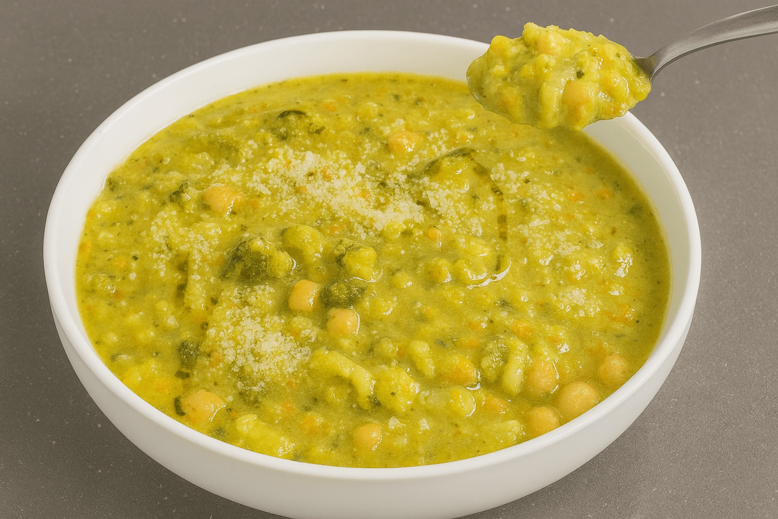 Zuppa di broccoli e verdure