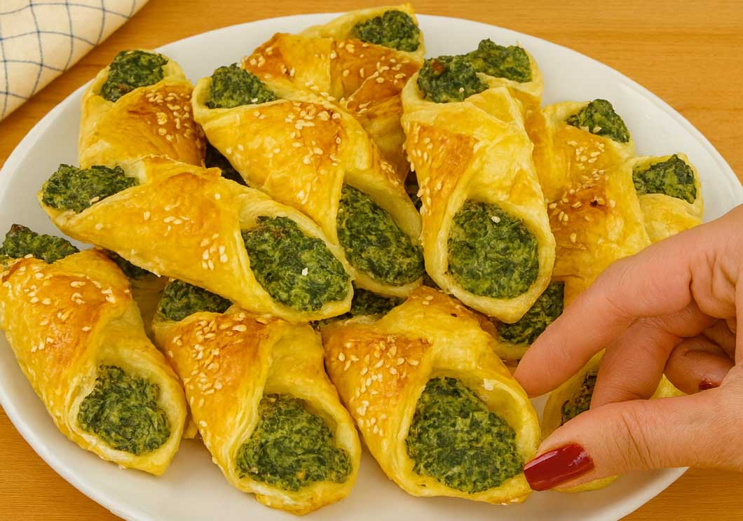 Cannoli con ricotta e spinaci