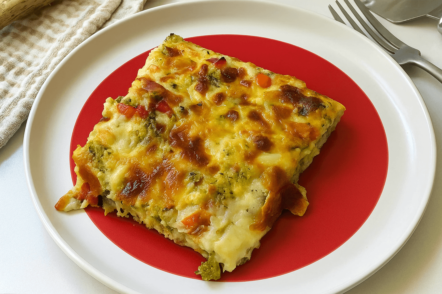 Sformato di verdure e uova