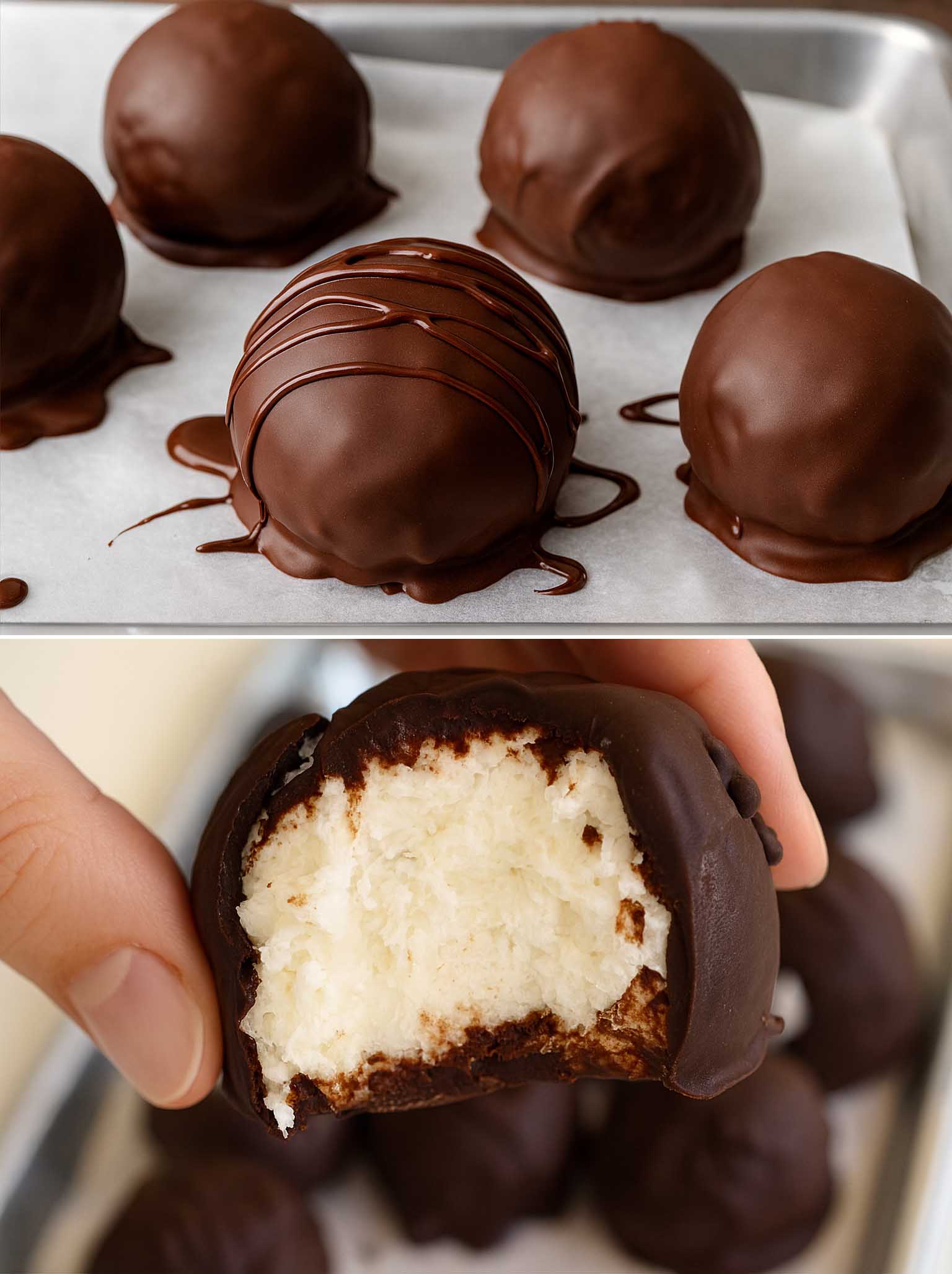 Dolcetti cocco e cioccolato