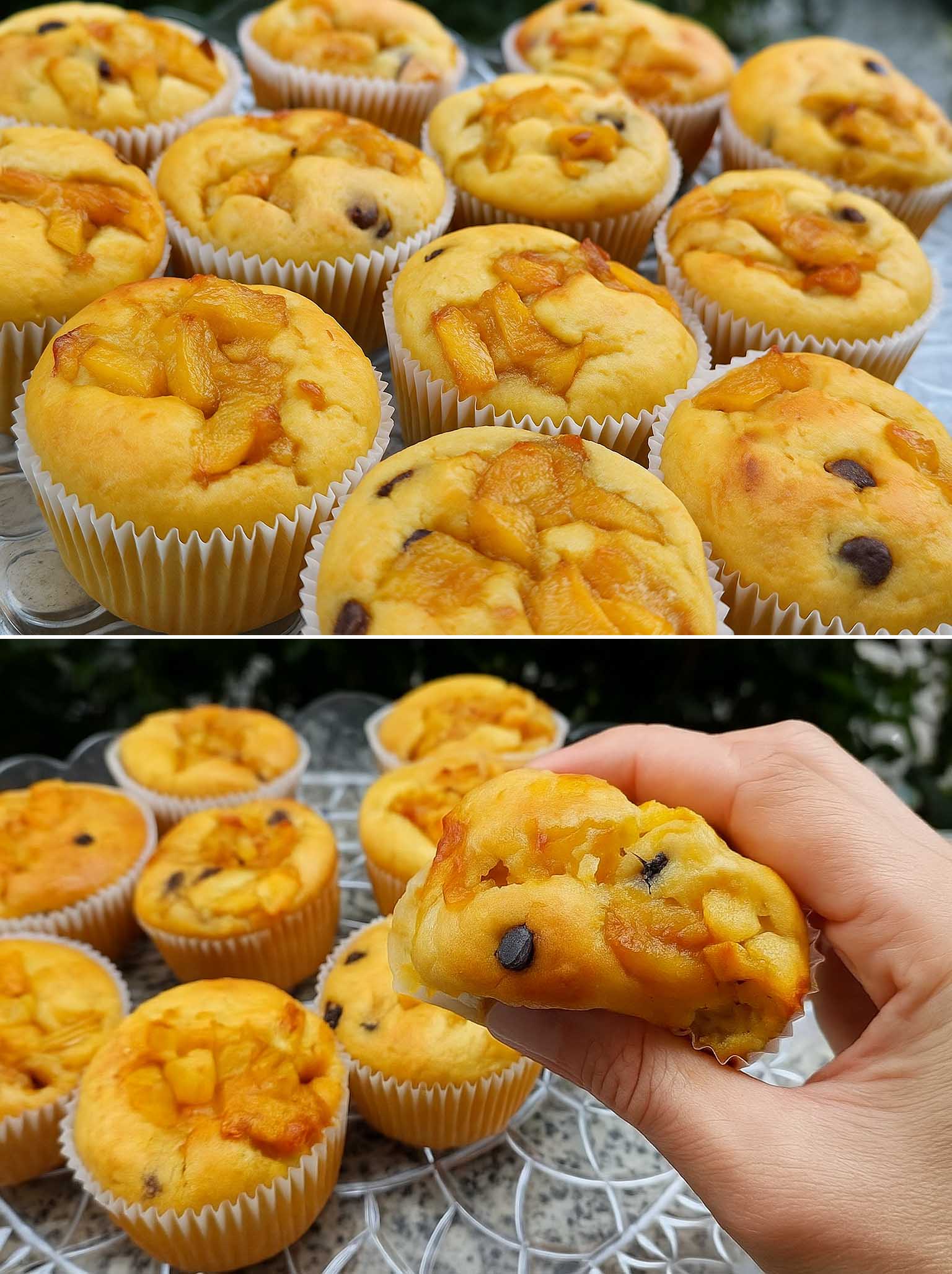 Muffin allo yogurt e mele