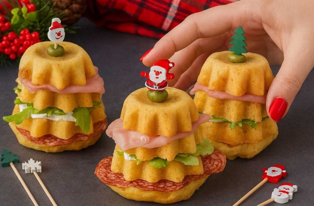 L’idea salata che mi salva ogni aperitivo di Natale: pandorini soffici, facili, velocissimi e perfetti da riempire all’ultimo minuto.