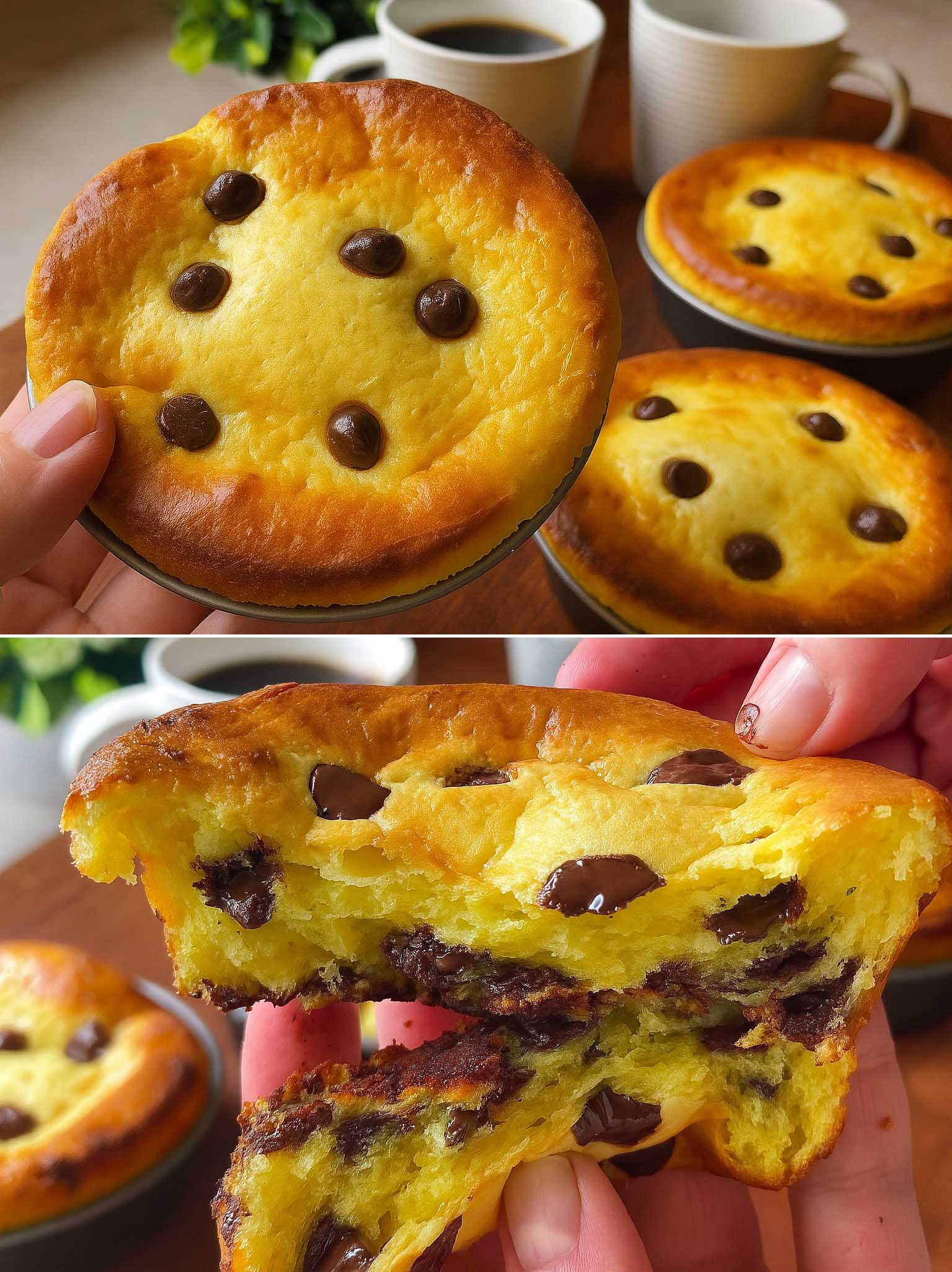 Pane al latte e gocce di cioccolato
