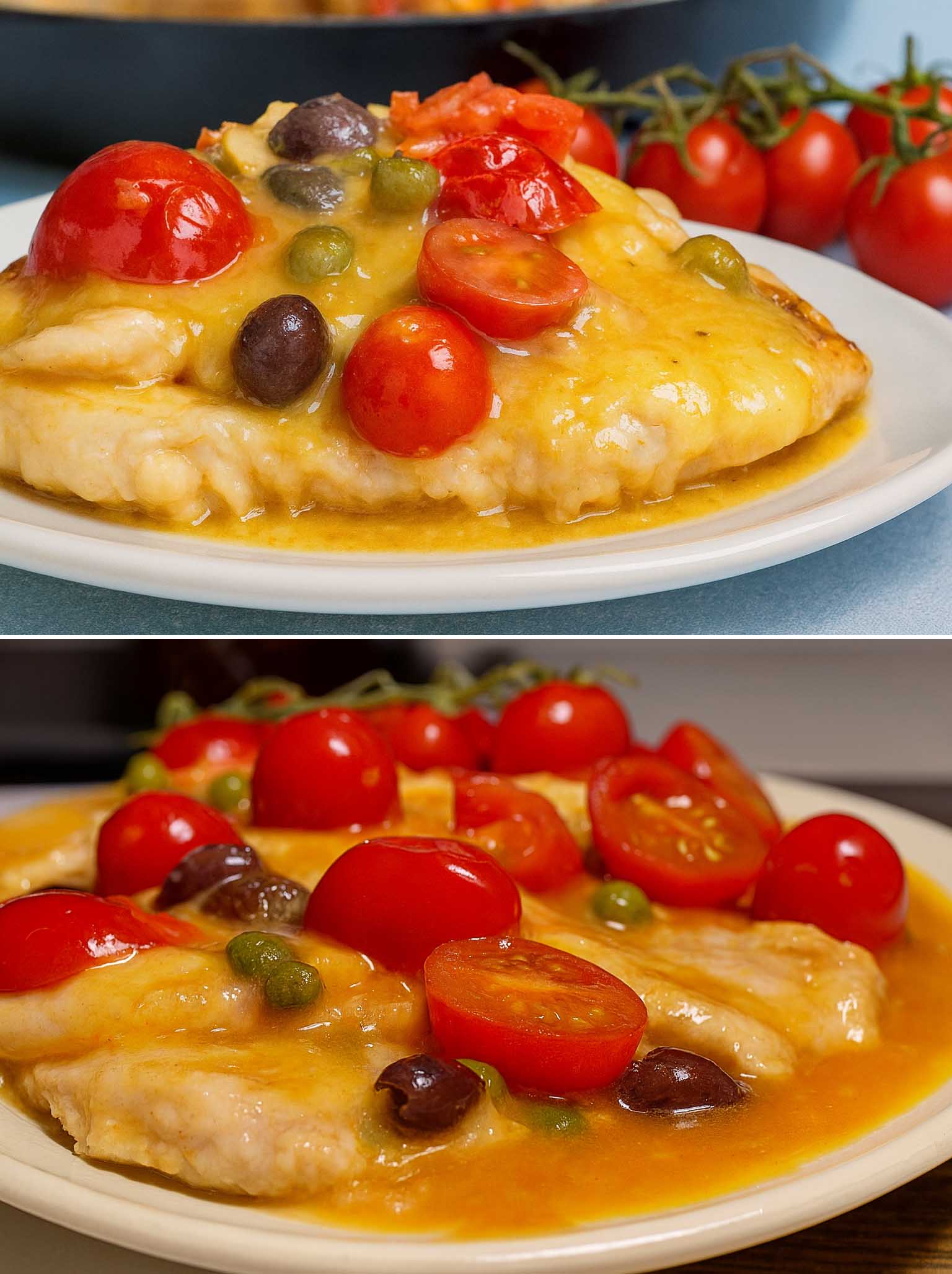 Petto di pollo alla mediterranea