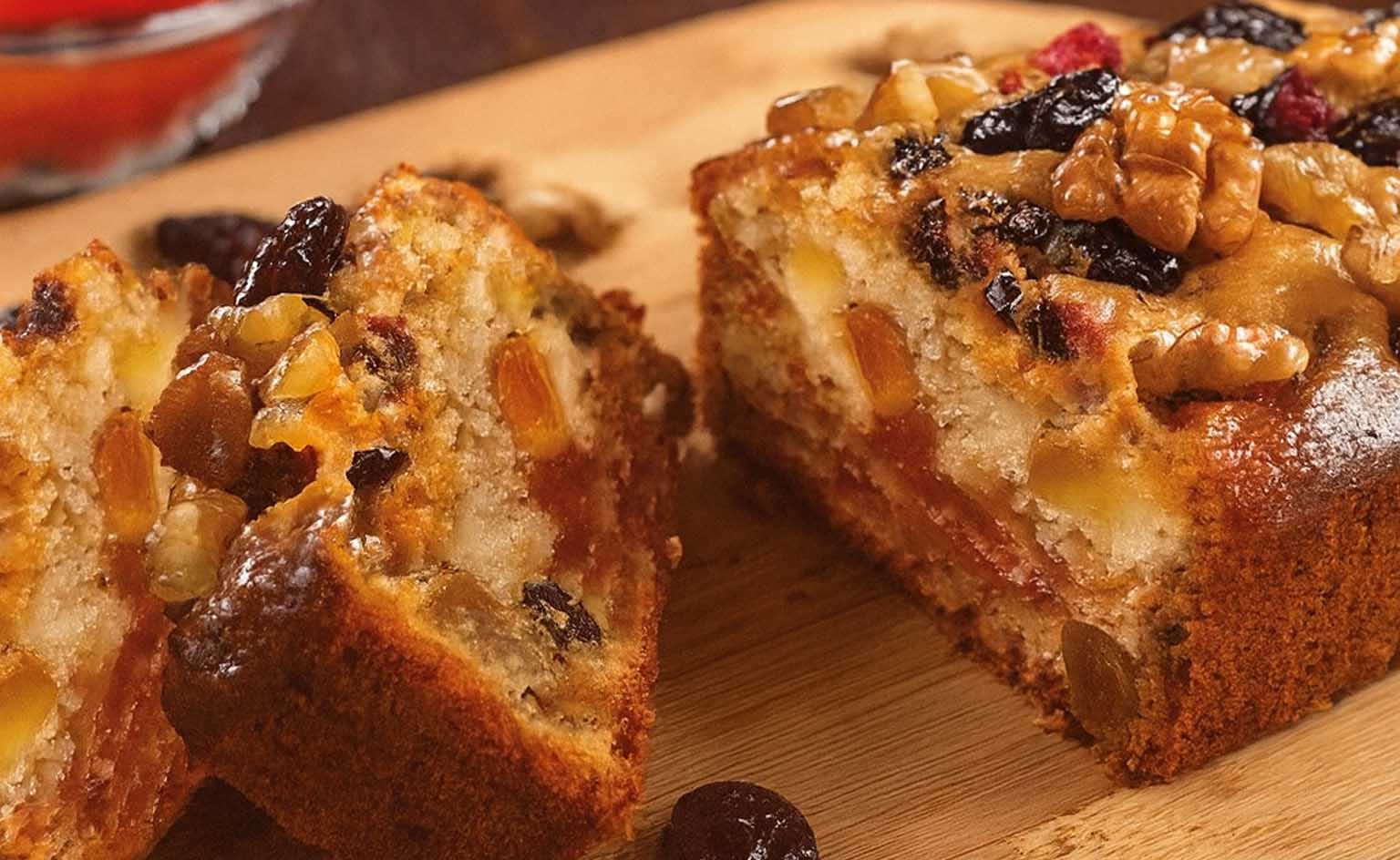 Plumcake di avena e frutta