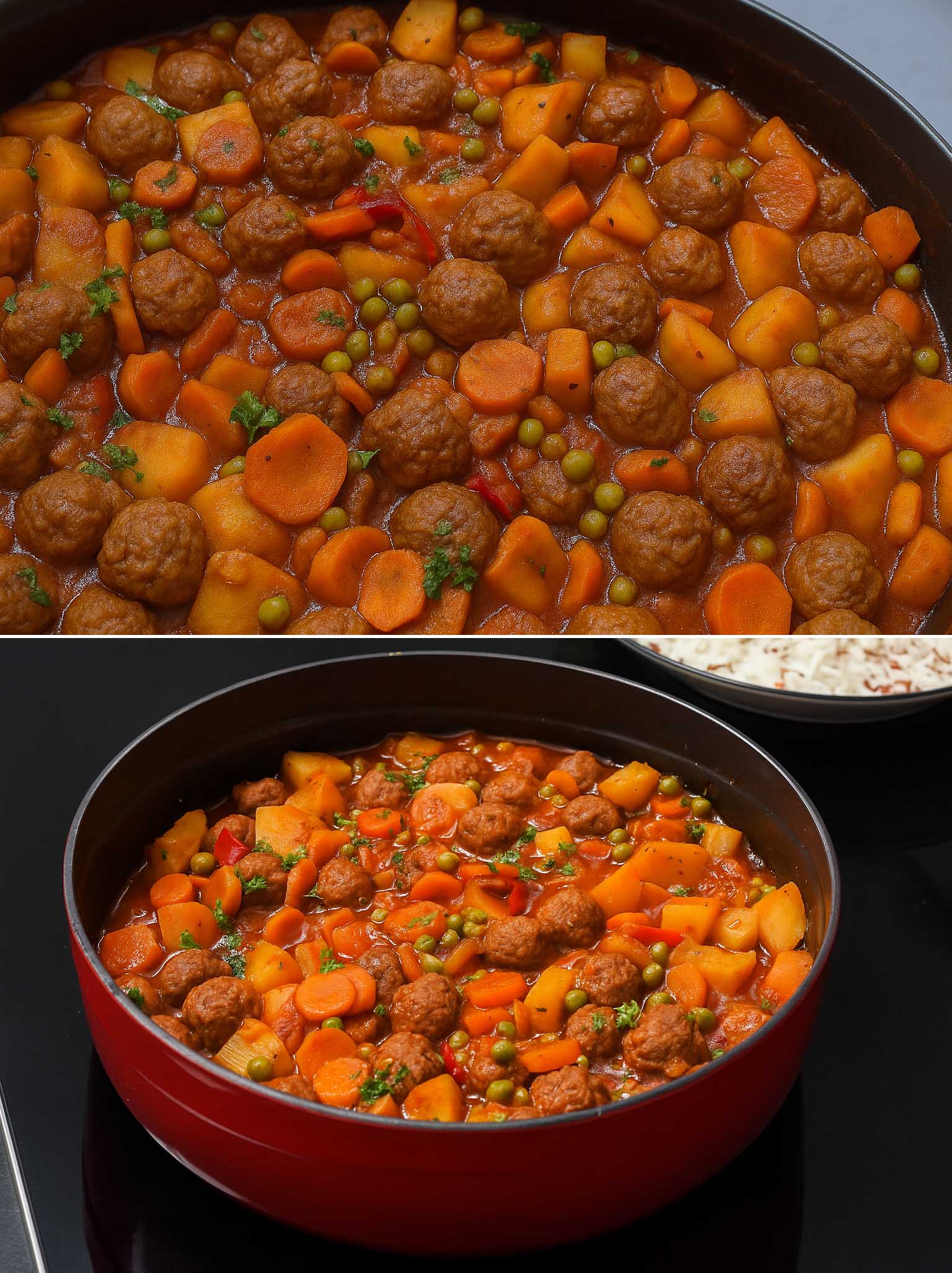 Polpettine con verdure