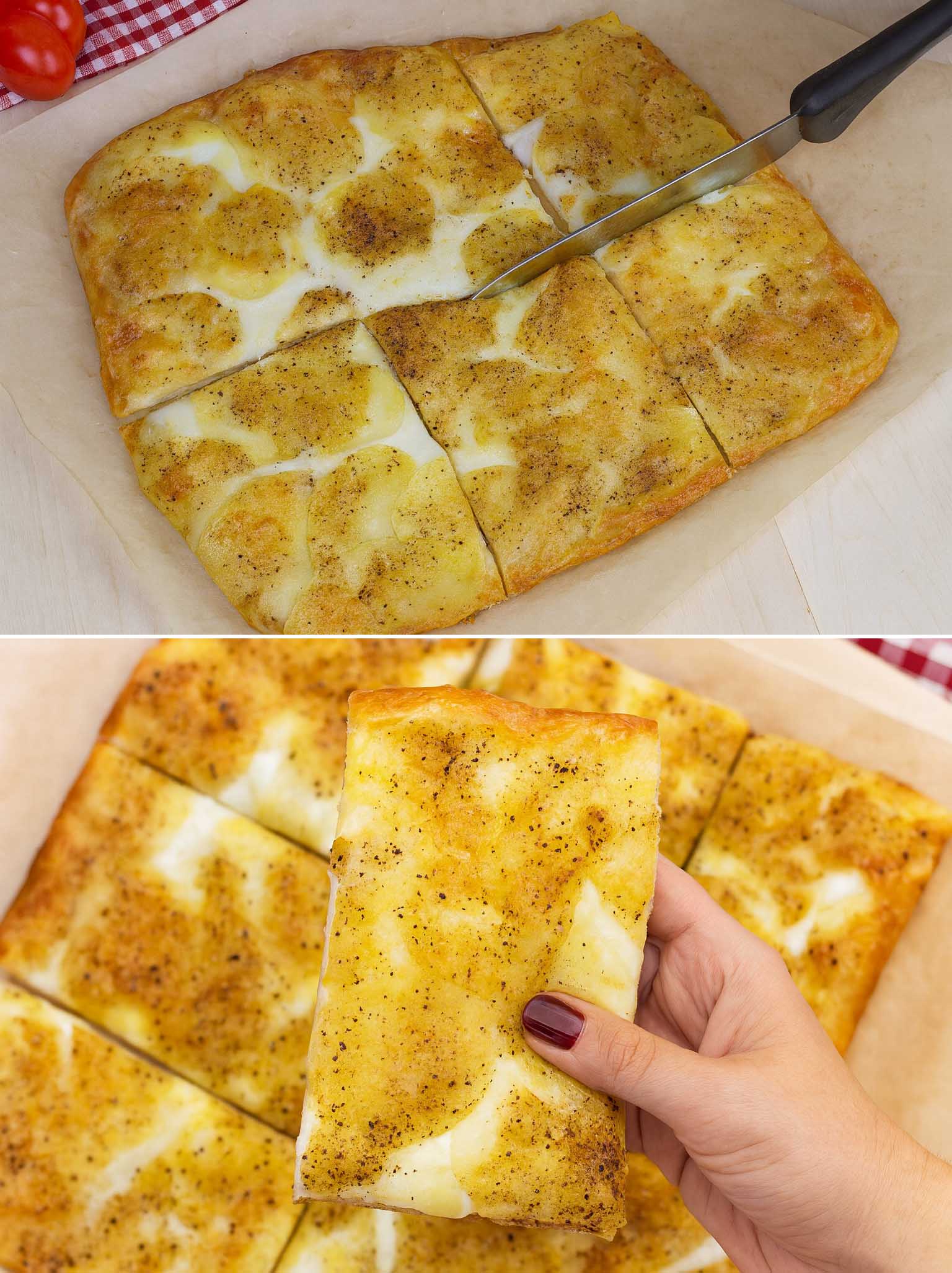 Rustichella speck e formaggio