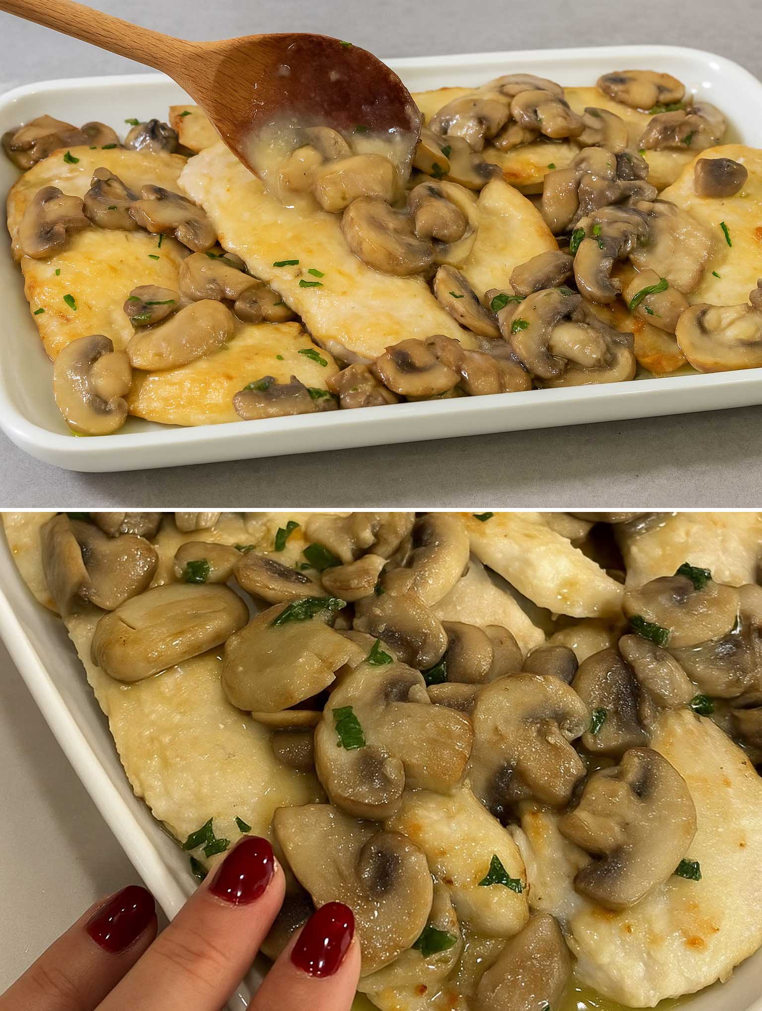 Scaloppine ai funghi
