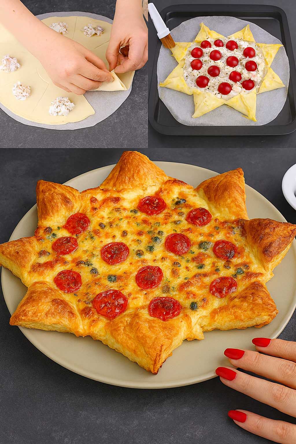 Stella di natale salata