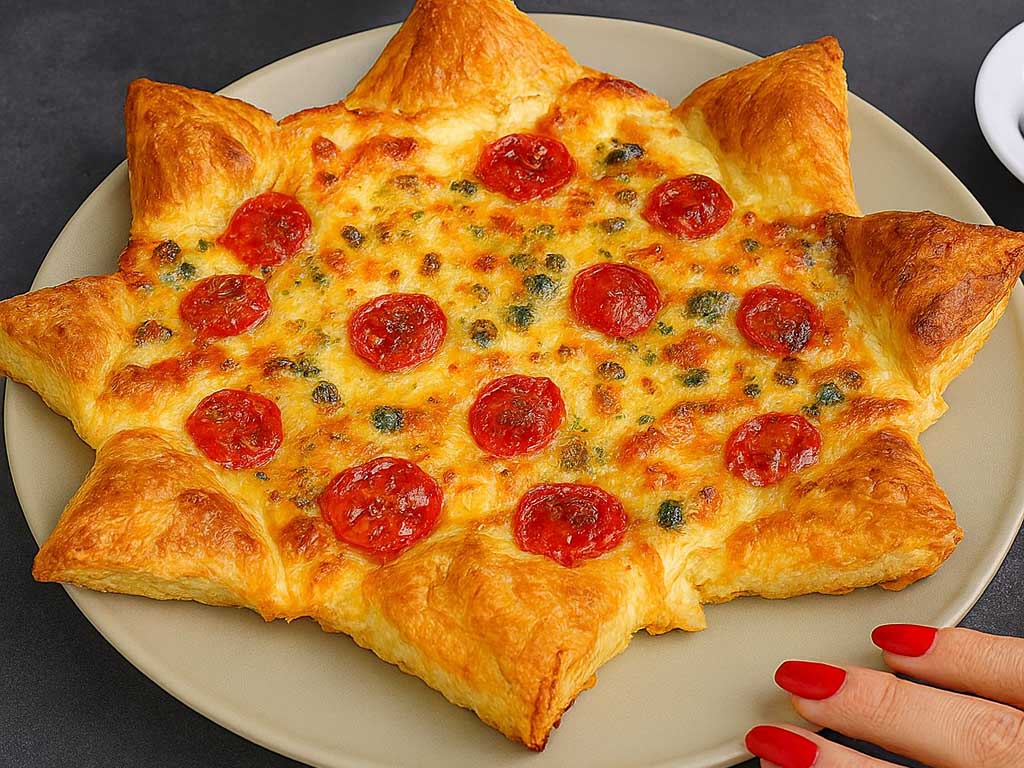 Bella da vedere e buonissima da mangiare: la stella di pasta sfoglia che preparo ogni anno per Natale, pronta in 30 minuti e sempre perfetta