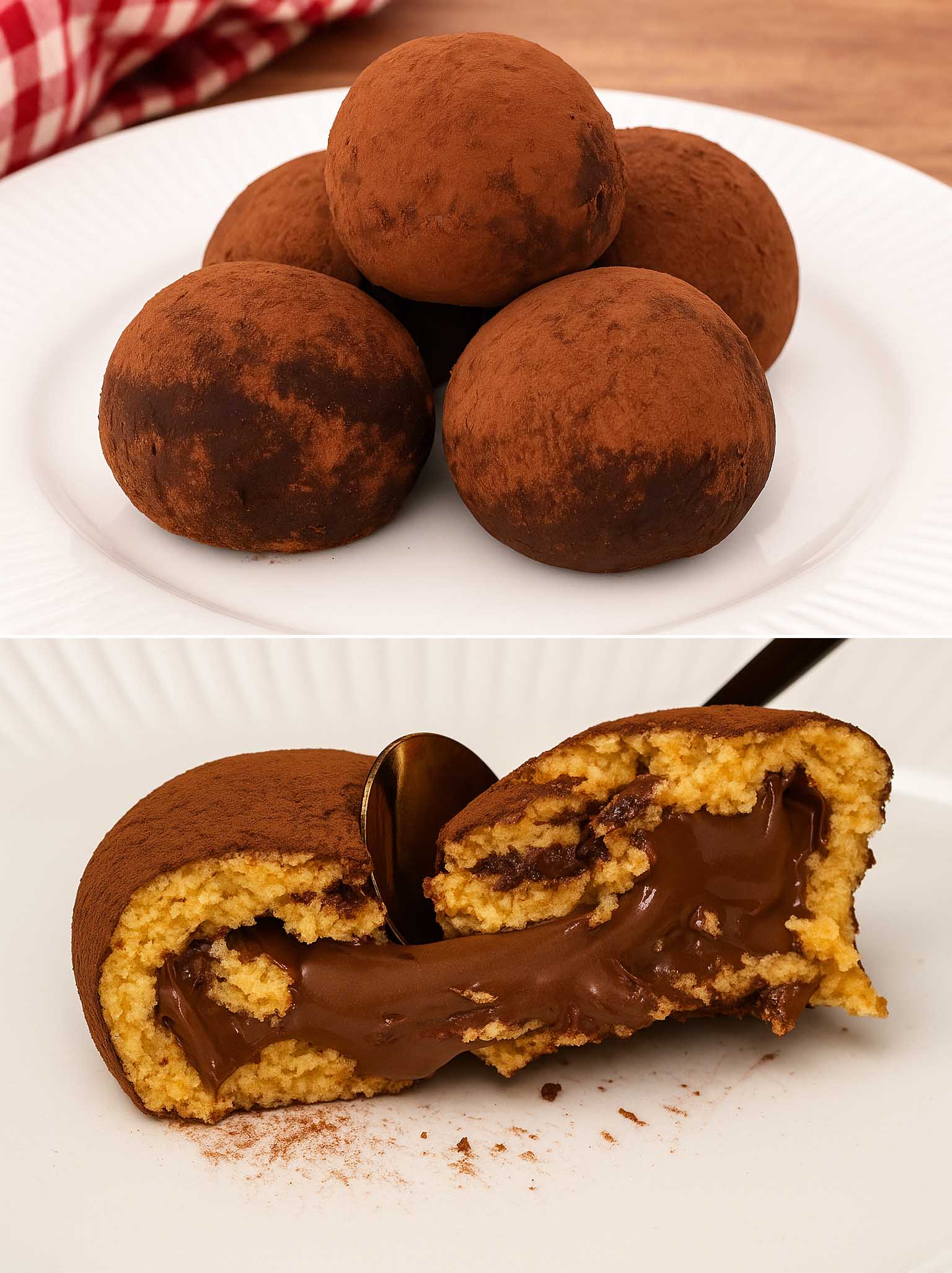 Tartufini di pandoro
