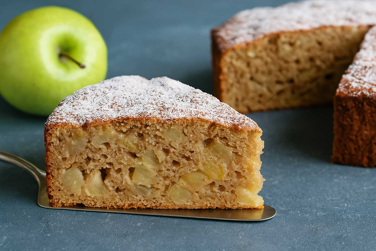 Torta di mele al limone