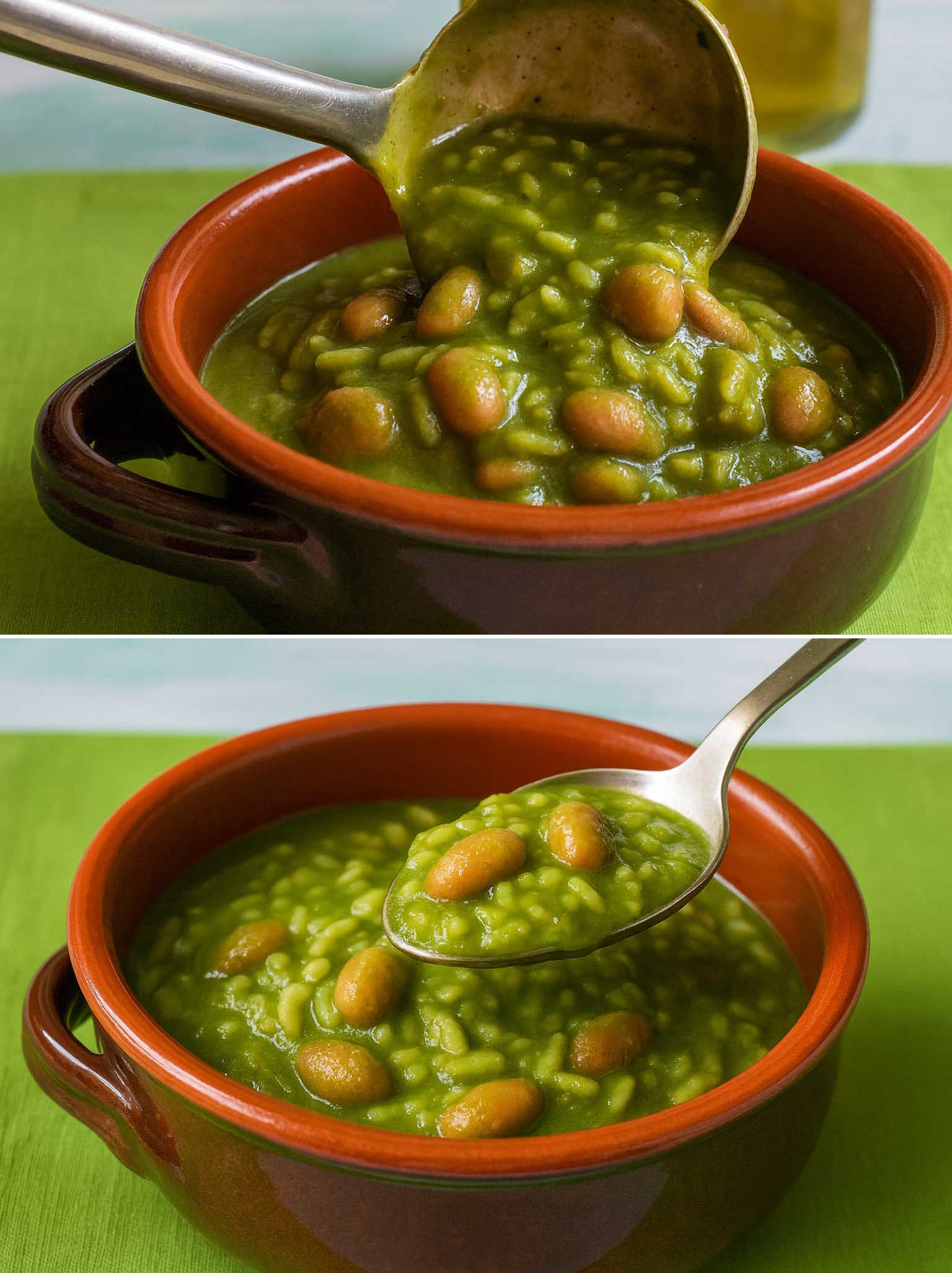 Zuppa di broccoli e verdure