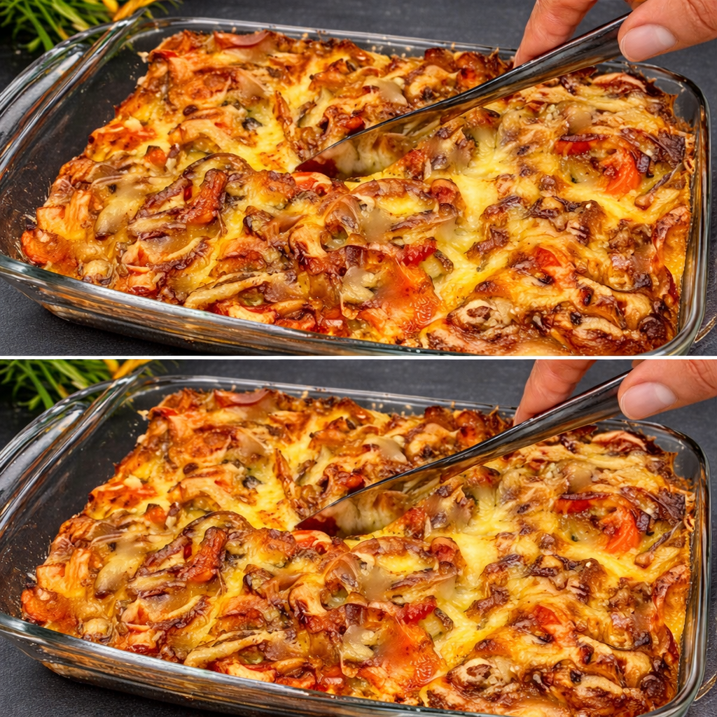 Sformato di patate e peperoni